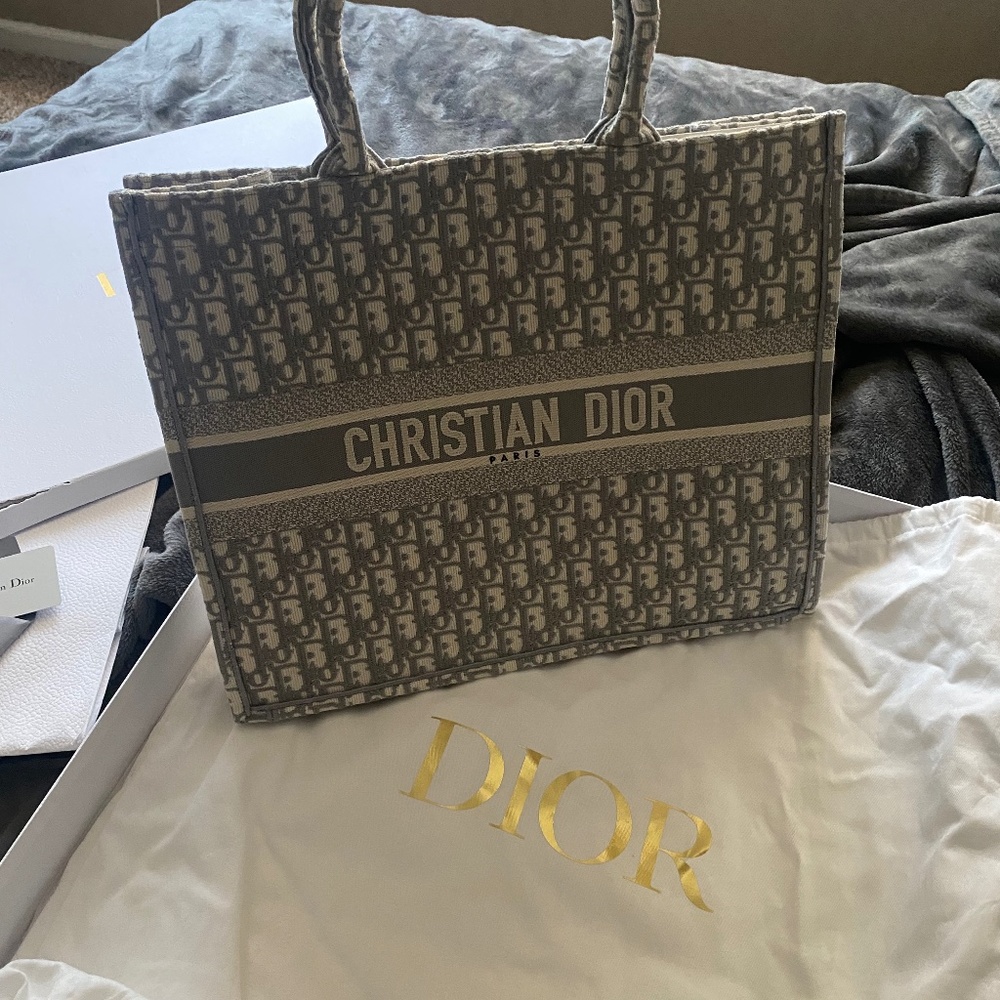 NEW LARGE DIOR BOOK TOTE